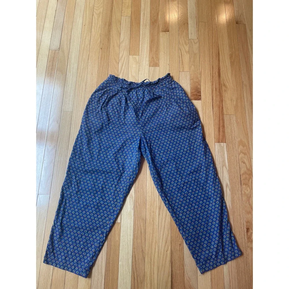 Vintage Liz Claiborne‎ Two Piece Set | Retro 80s 90s Micro Print 100% Cotton M L